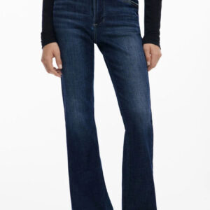 DESIGUAL WOMEN'S DENIM JEANS BLUE DESIGUAL