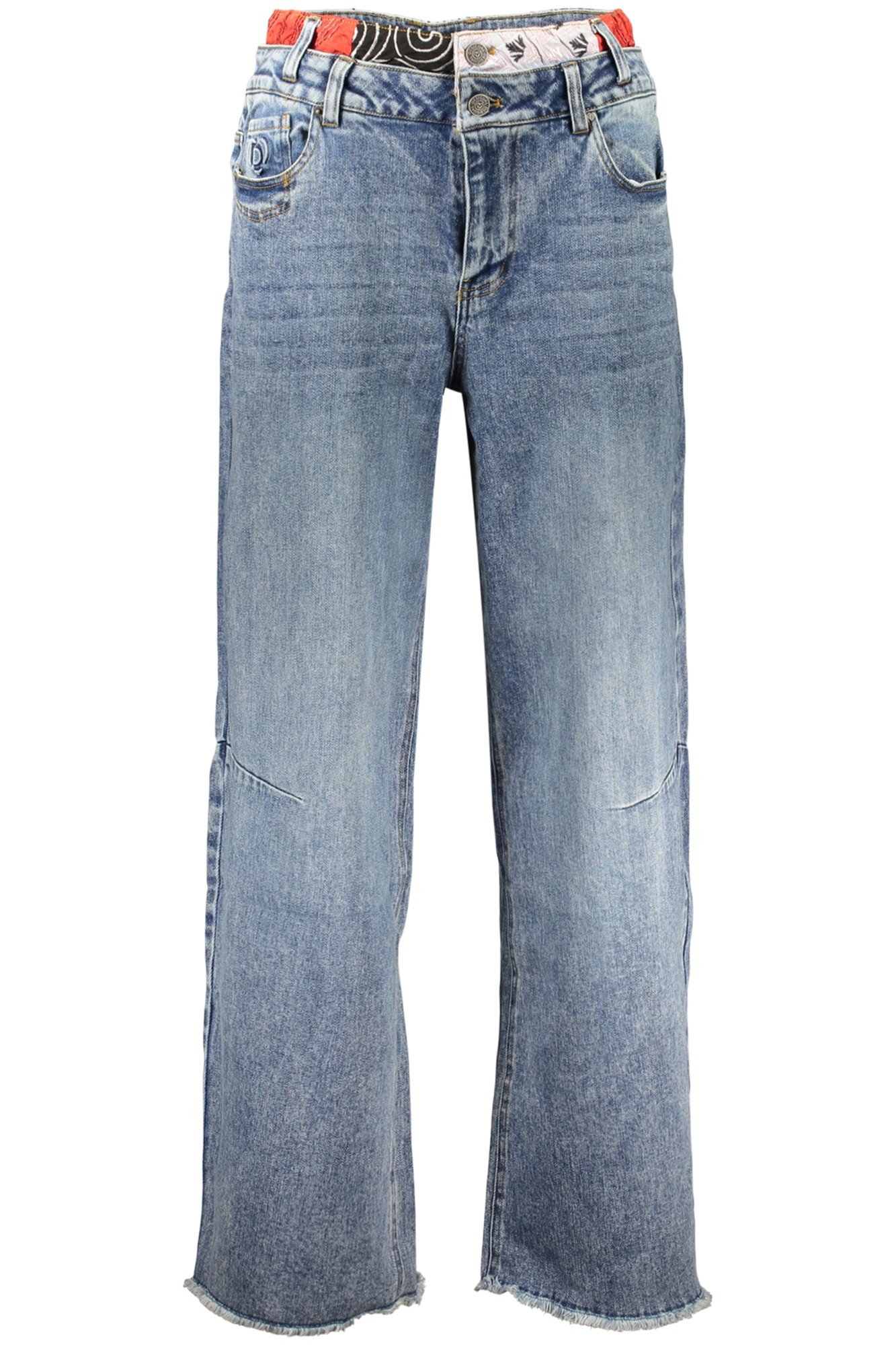DESIGUAL WOMEN'S DENIM JEANS BLUE DESIGUAL