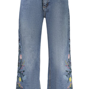 DESIGUAL WOMEN'S DENIM JEANS BLUE DESIGUAL