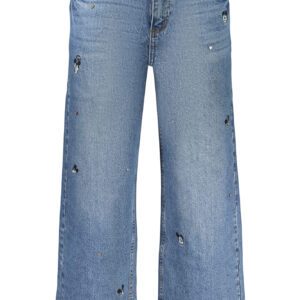 DESIGUAL WOMEN'S DENIM JEANS BLUE DESIGUAL