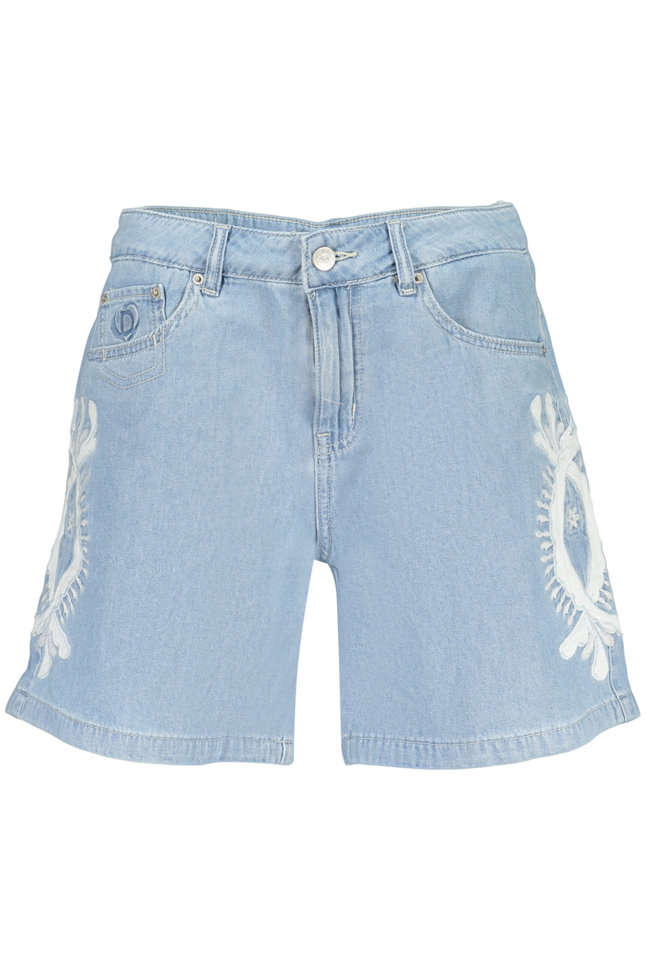 DESIGUAL WOMEN'S BLUE SHORT JEANS DESIGUAL