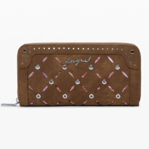 DESIGUAL WOMEN'S BROWN WALLET DESIGUAL