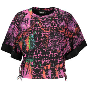 DESIGUAL WOMEN'S SHORT-SLEEVE T-SHIRT PURPLE DESIGUAL