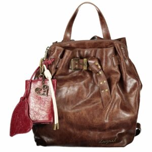 DESIGUAL WOMEN'S BROWN BACKPACK DESIGUAL