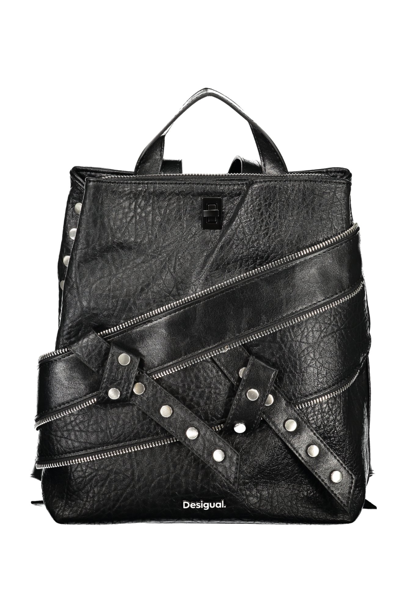 DESIGUAL WOMEN'S BLACK BACKPACK DESIGUAL