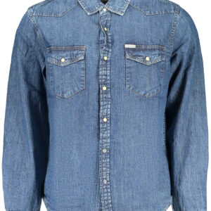 GUESS JEANS MEN'S LONG-SLEEVED SHIRT