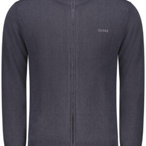 GUESS JEANS MEN'S BLUE CARDIGAN GUESS JEANS