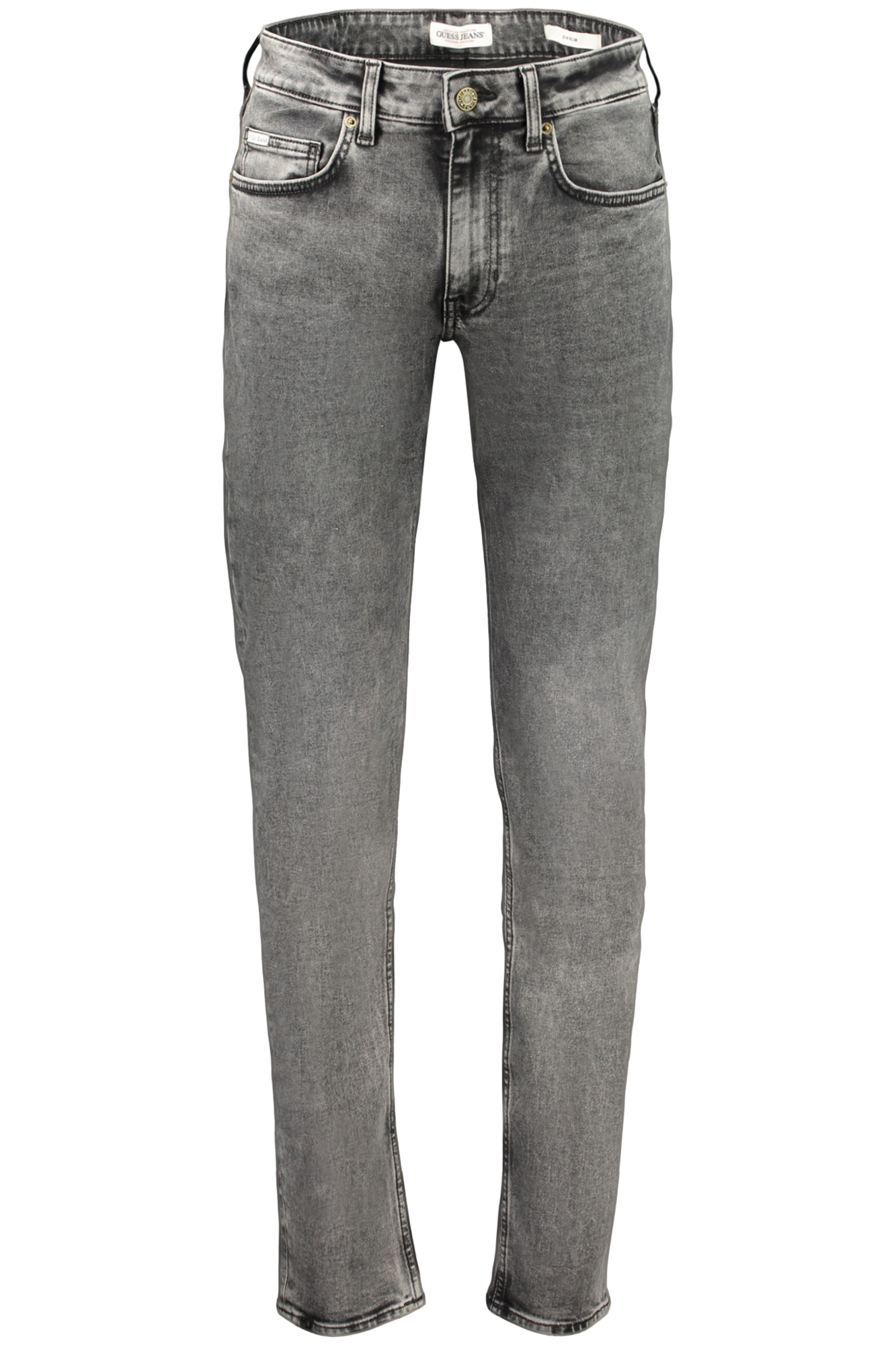 GUESS JEANS MEN'S DENIM JEANS BLACK GUESS JEANS