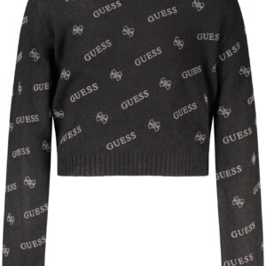 GUESS JEANS BLACK SWEATER FOR GIRLS GUESS JEANS