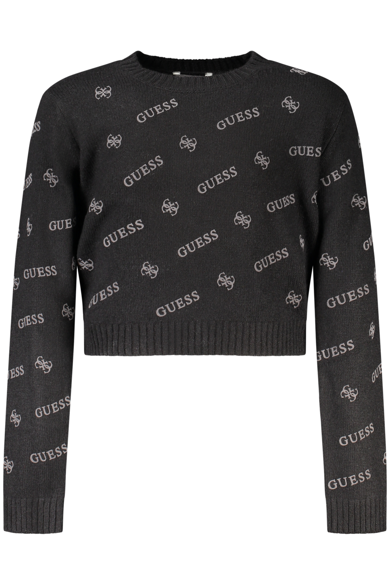 GUESS JEANS BLACK SWEATER FOR GIRLS GUESS JEANS