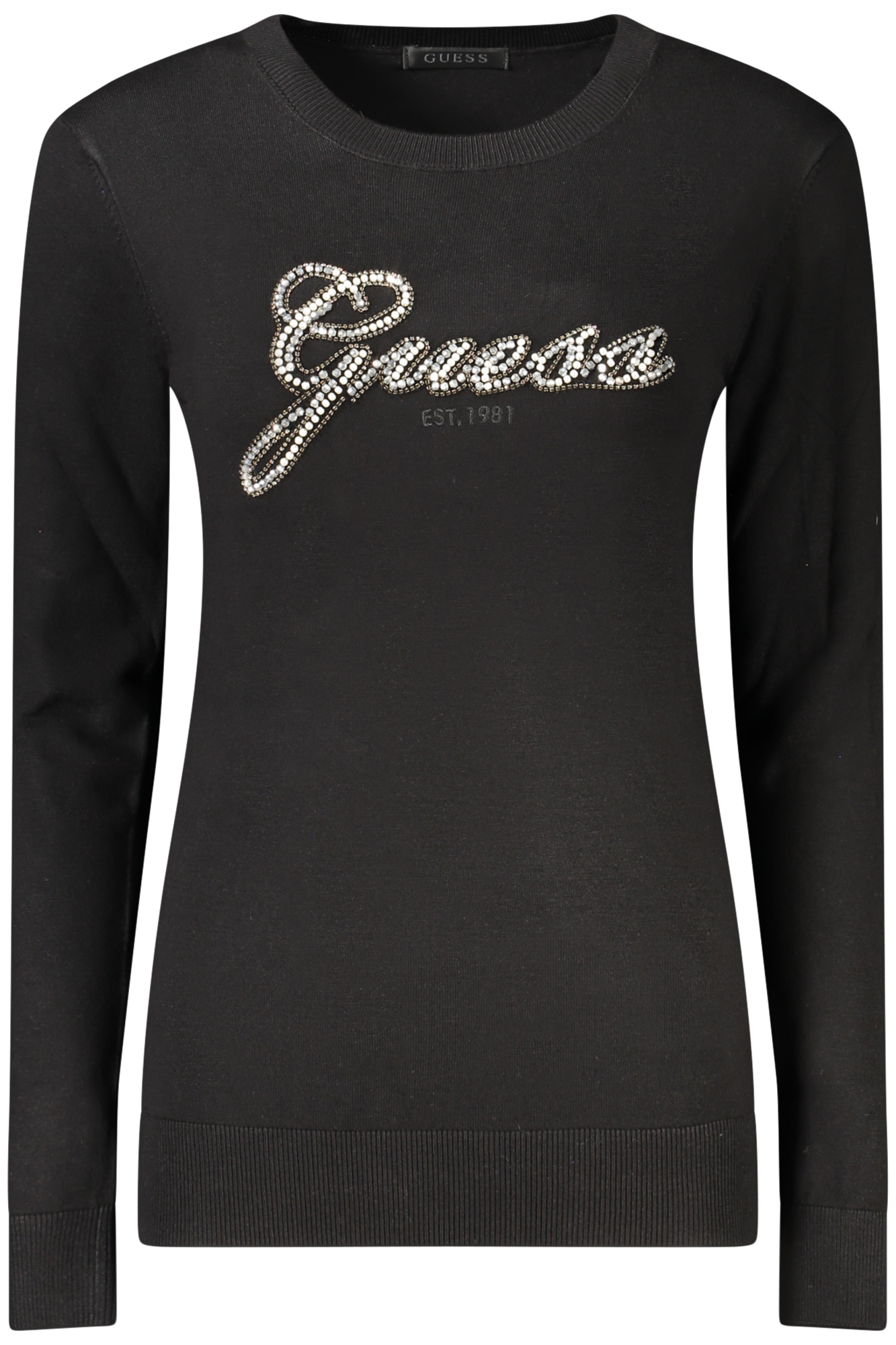 GUESS JEANS WOMEN'S BLACK SWEATER GUESS JEANS