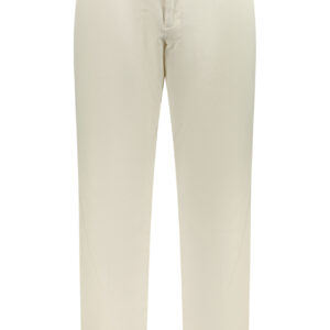 GUESS JEANS MEN'S WHITE TROUSERS GUESS JEANS