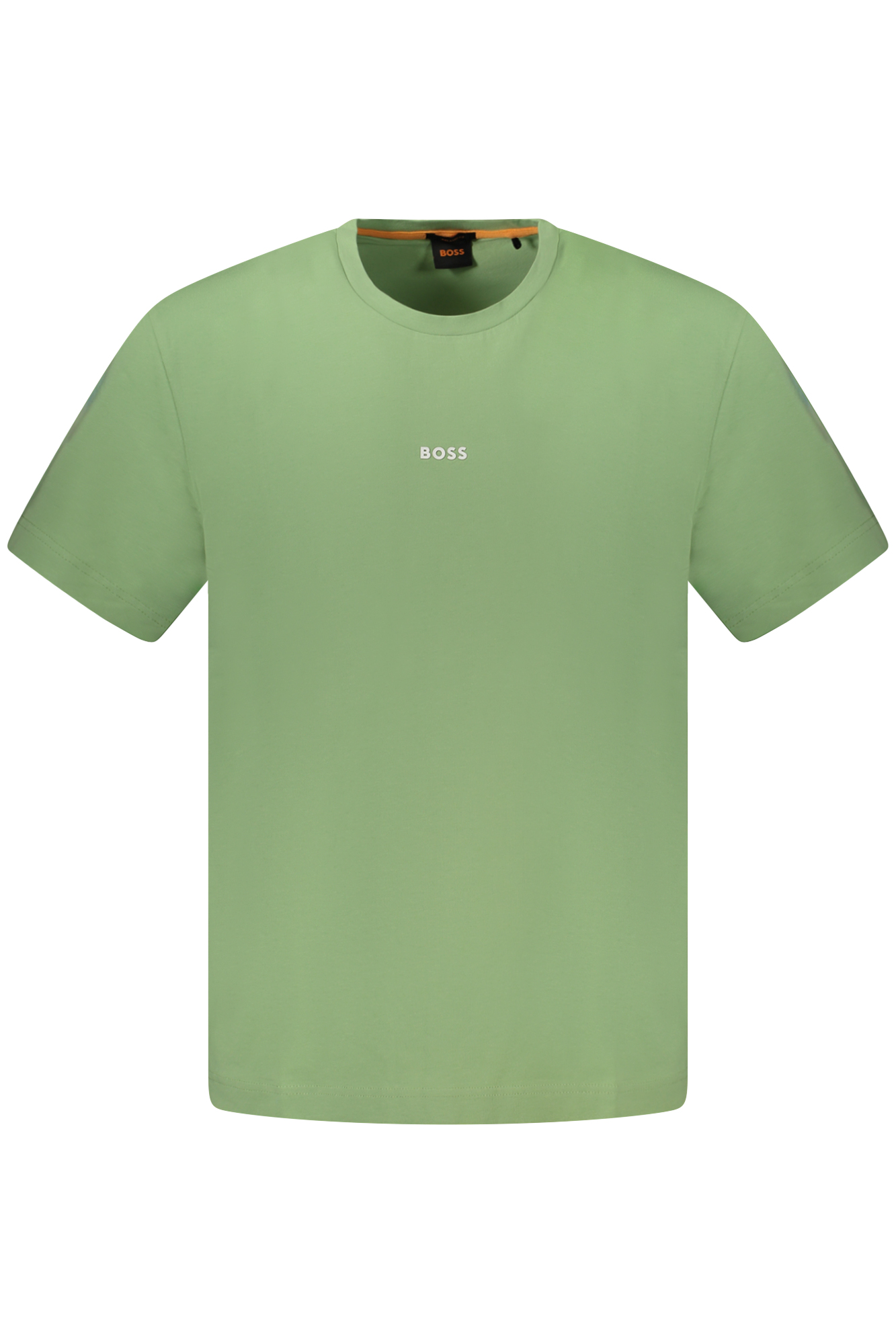 HUGO BOSS MEN'S SHORT-SLEEVED T-SHIRT GREEN BOSS