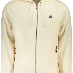 NORWAY 1963 MEN'S WHITE ZIP-UP SWEATSHIRT NORWAY 1963