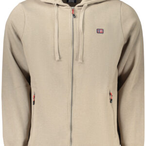 NORWAY 1963 MEN'S BROWN ZIP-UP SWEATSHIRT NORWAY 1963
