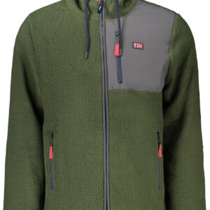 NORWAY 1963 MEN'S GREEN ZIP-UP SWEATSHIRT NORWAY 1963