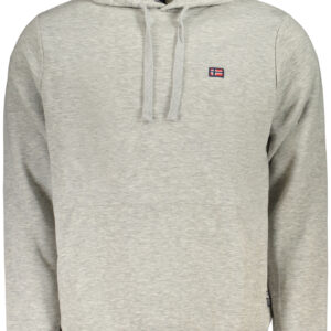 NORWAY 1963 MEN'S GRAY ZIP-UP SWEATSHIRT NORWAY 1963