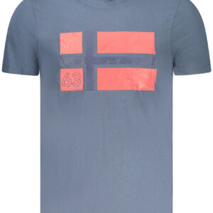 NORWAY 1963 MEN'S SHORT-SLEEVE T-SHIRT BLUE NORWAY 1963