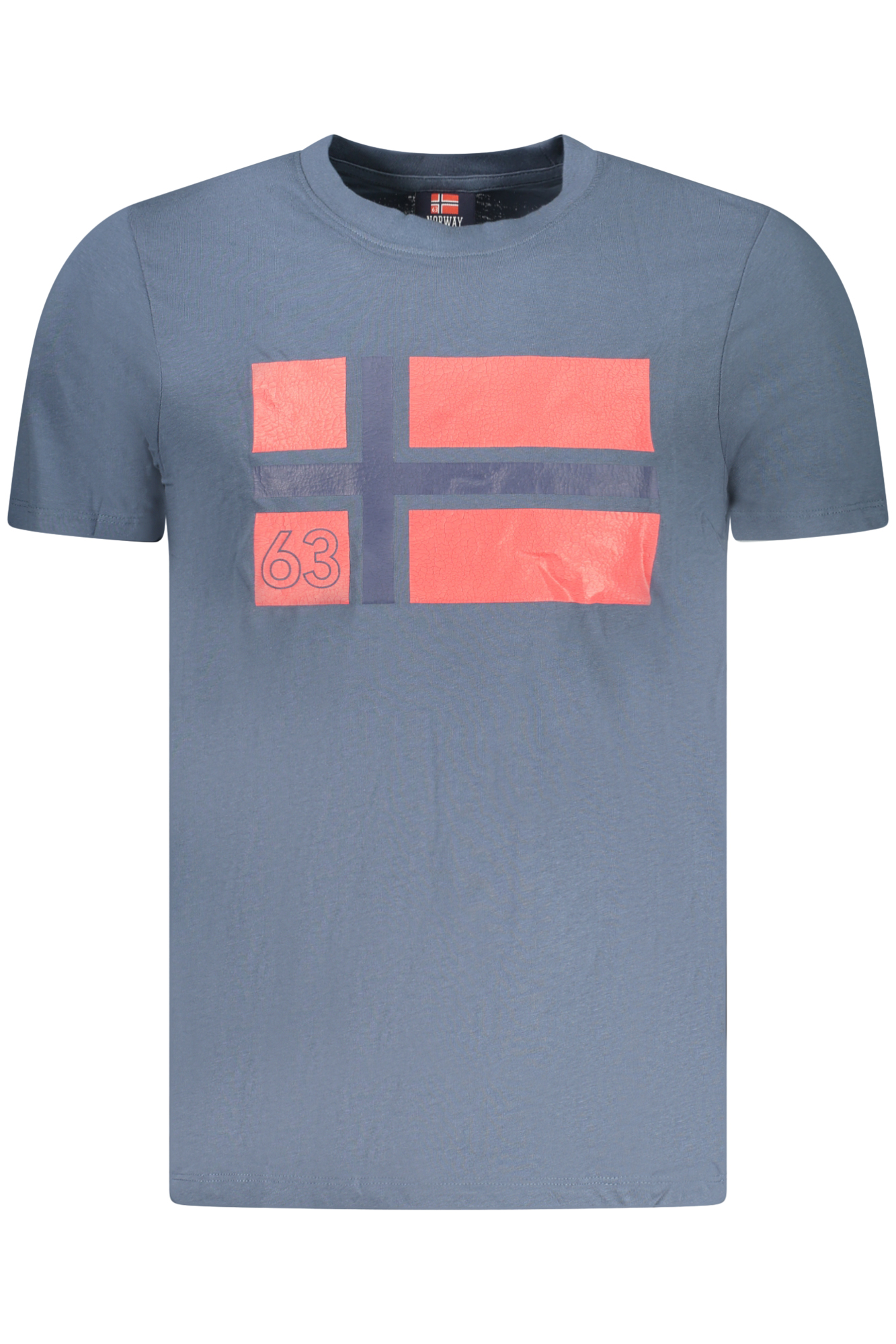 NORWAY 1963 MEN'S SHORT-SLEEVE T-SHIRT BLUE NORWAY 1963