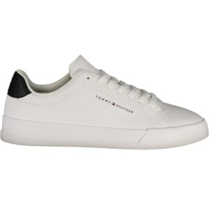 TOMMY HILFIGER MEN'S WHITE SPORTS SHOES TOMMY HILFIGER