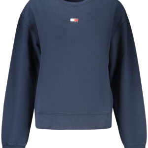 TOMMY HILFIGER WOMEN'S BLUE ZIP-UP SWEATSHIRT TOMMY HILFIGER