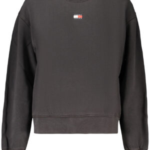 TOMMY HILFIGER WOMEN'S BLACK ZIP-UP SWEATSHIRT TOMMY HILFIGER