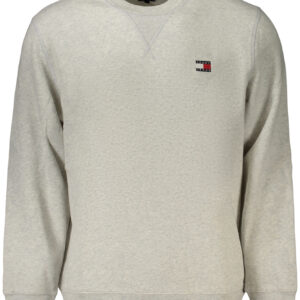 TOMMY HILFIGER MEN'S GRAY ZIP-UP SWEATSHIRT TOMMY HILFIGER