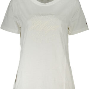 TOMMY HILFIGER WOMEN'S SHORT-SLEEVE T-SHIRT WHITE TOMMY HILFIGER