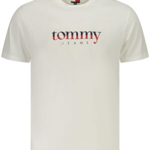 TOMMY HILFIGER MEN'S SHORT-SLEEVE T-SHIRT WHITE TOMMY HILFIGER