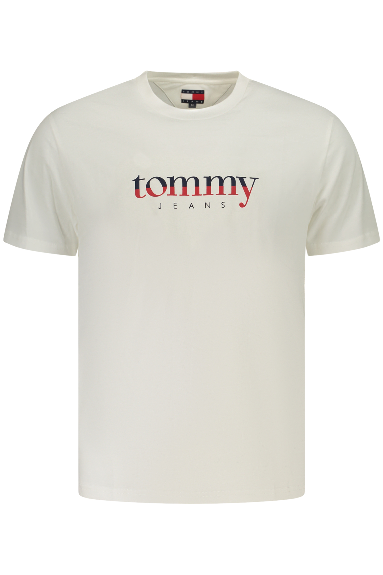 TOMMY HILFIGER MEN'S SHORT-SLEEVE T-SHIRT WHITE TOMMY HILFIGER