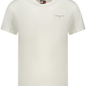 TOMMY HILFIGER MEN'S SHORT-SLEEVE T-SHIRT WHITE TOMMY HILFIGER