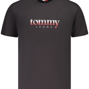 TOMMY HILFIGER MEN'S SHORT-SLEEVE T-SHIRT BLACK TOMMY HILFIGER