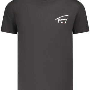 TOMMY HILFIGER MEN'S SHORT-SLEEVE T-SHIRT BLACK TOMMY HILFIGER