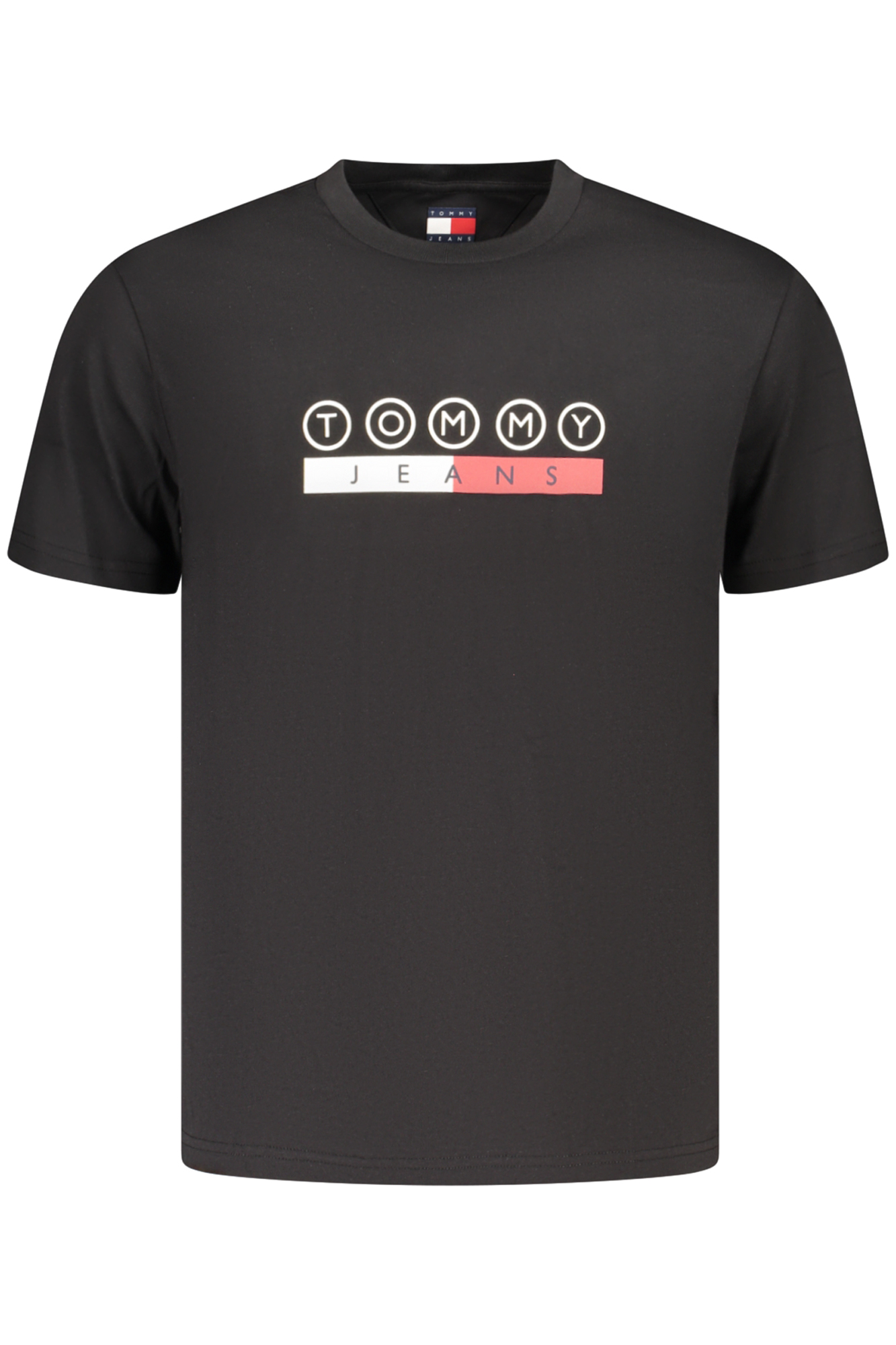 TOMMY HILFIGER MEN'S SHORT-SLEEVE T-SHIRT BLACK TOMMY HILFIGER
