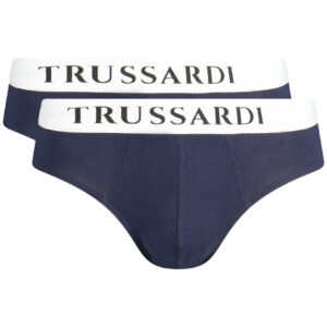 TRUSSARDI MEN'S BLUE BRIEFS TRUSSARDI