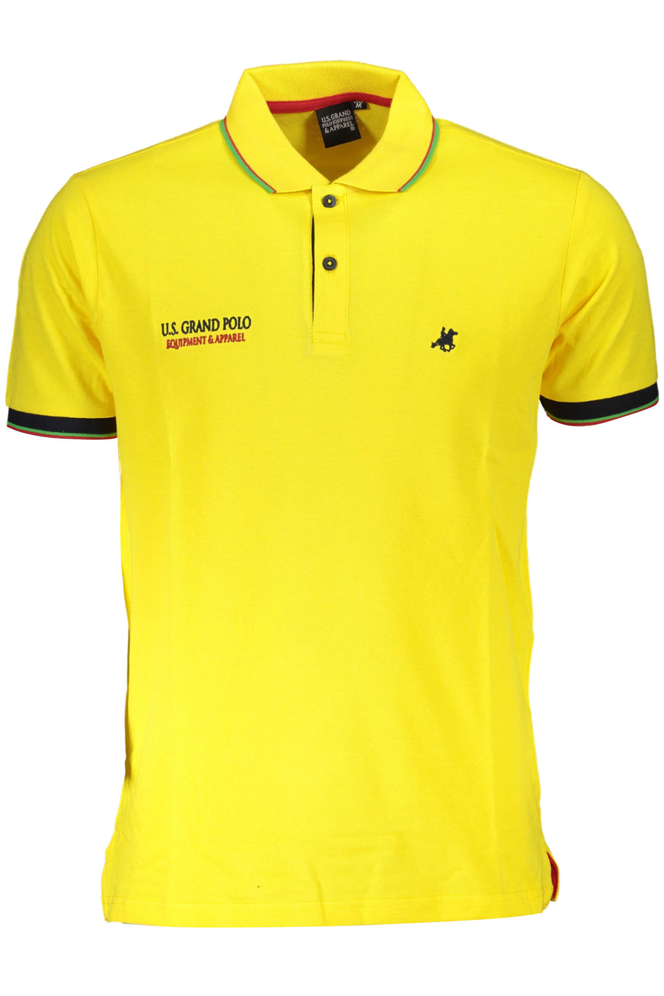 US GRAND POLO SHORT SLEEVE MEN'S YELLOW U.S. GRAND