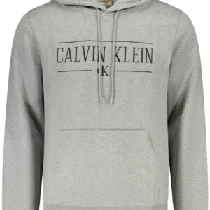 CALVIN KLEIN MEN'S GRAY ZIP-UP SWEATSHIRT CALVIN KLEIN
