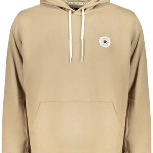 Converse Men's Zip-Up Hoodie in Beige CONVERSE