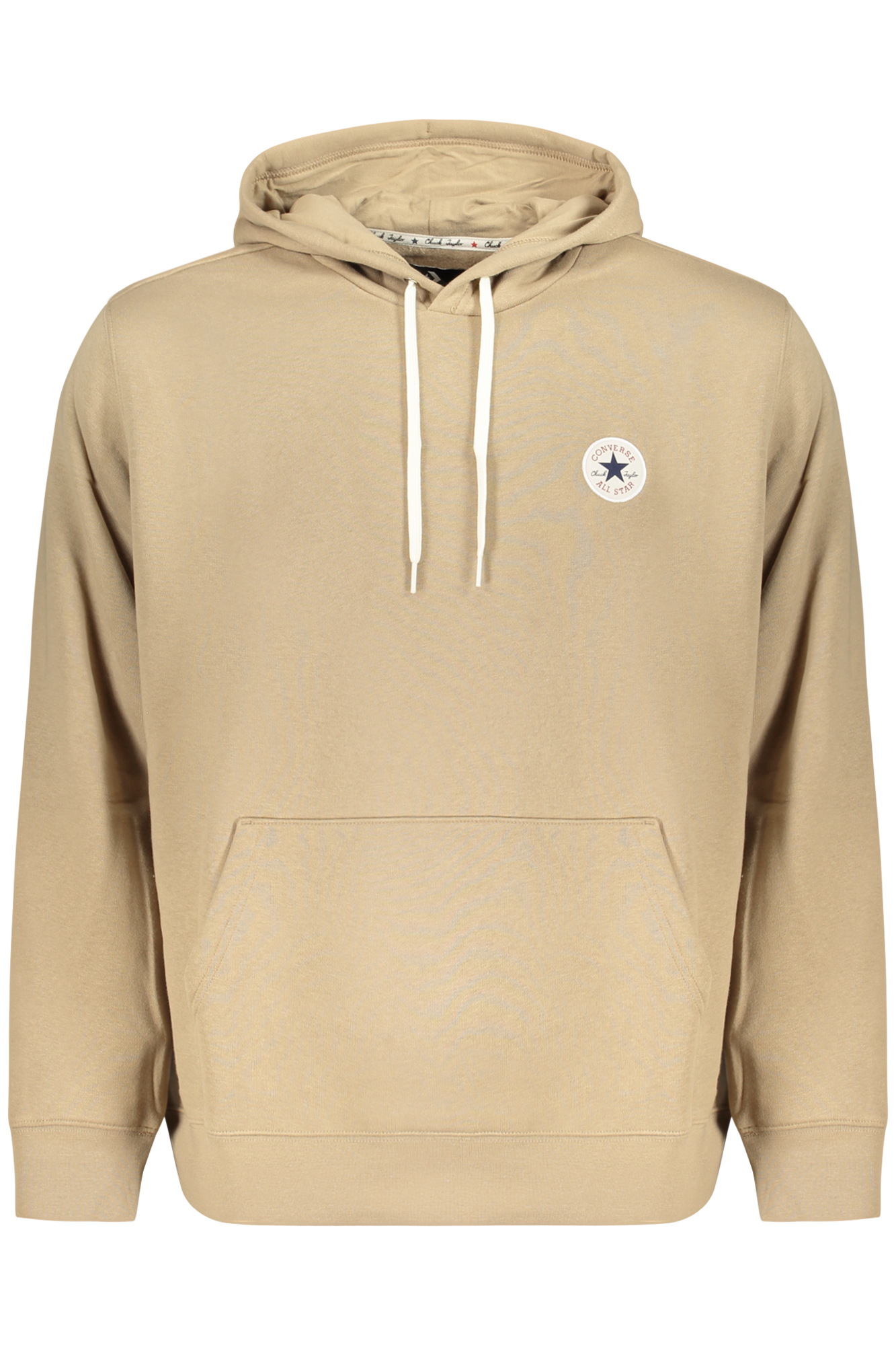 Converse Men's Zip-Up Hoodie in Beige CONVERSE