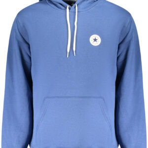 CONVERSE MEN'S BLUE ZIP-UP SWEATSHIRT CONVERSE
