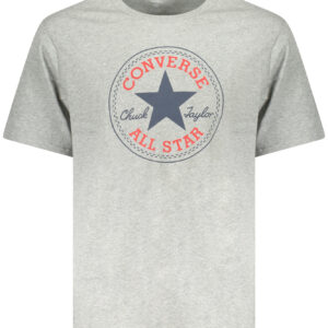 CONVERSE MEN'S SHORT-SLEEVE T-SHIRT GREY CONVERSE