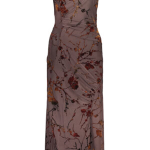 DESIGUAL WOMEN'S LONG DRESS IN BROWN DESIGUAL