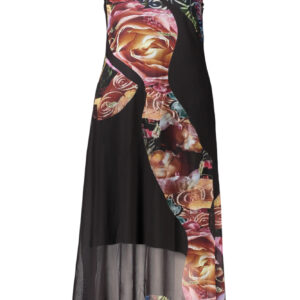 DESIGUAL WOMEN'S LONG BLACK DRESS DESIGUAL