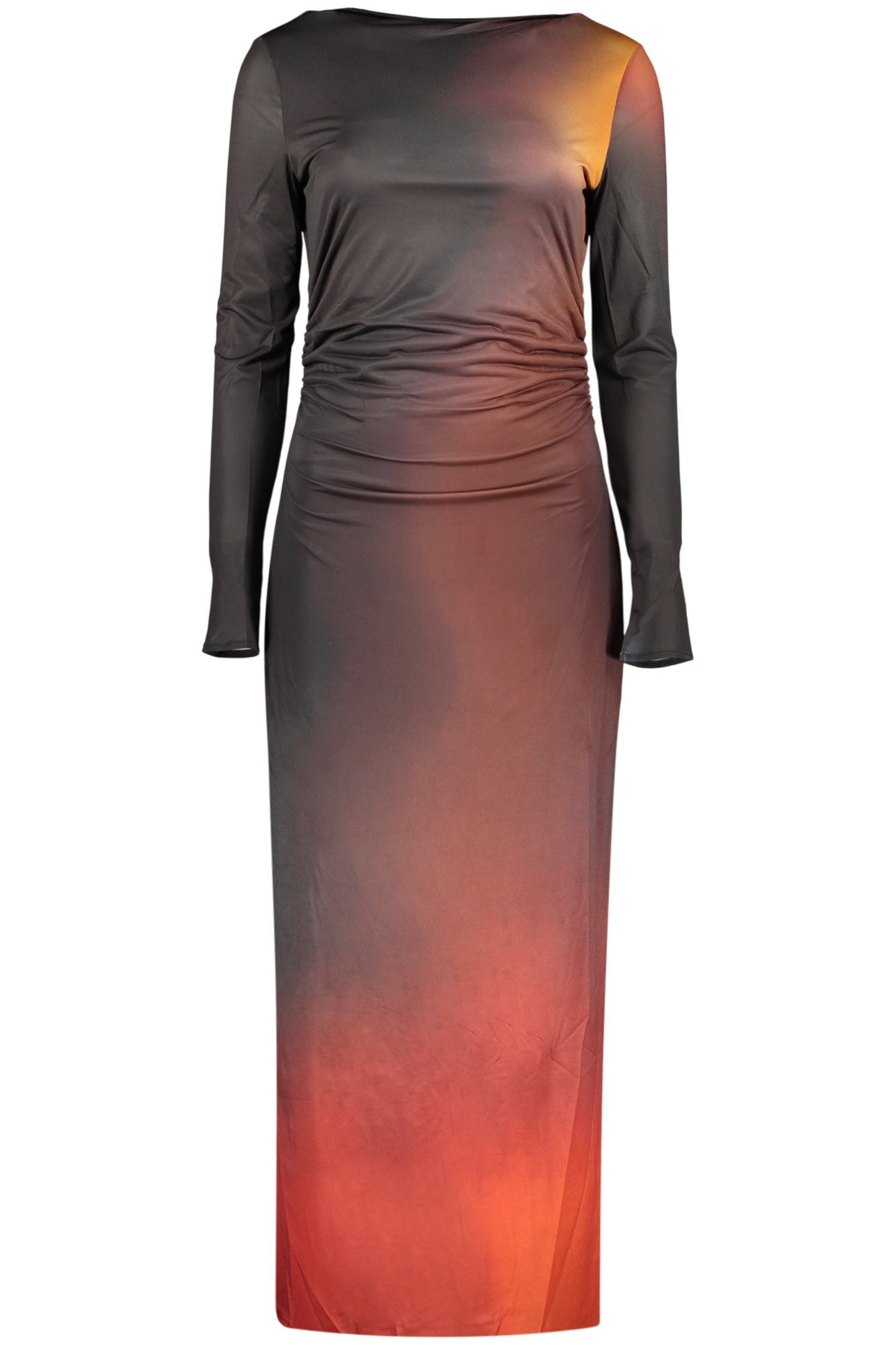 DESIGUAL WOMEN'S LONG BLACK DRESS DESIGUAL