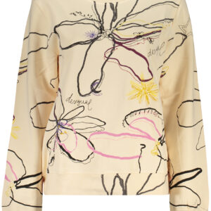 DESIGUAL WOMEN'S PINK ZIP-UP SWEATSHIRT DESIGUAL