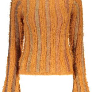 DESIGUAL WOMEN'S ORANGE SWEATER DESIGUAL