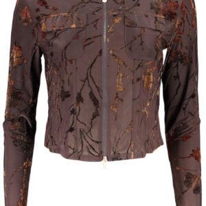 DESIGUAL WOMEN'S BROWN SWEATER DESIGUAL