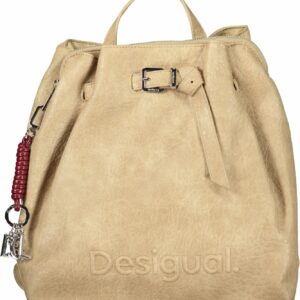 DESIGUAL WOMEN'S BEIGE BACKPACK DESIGUAL
