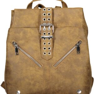 DESIGUAL WOMEN'S BROWN BACKPACK DESIGUAL