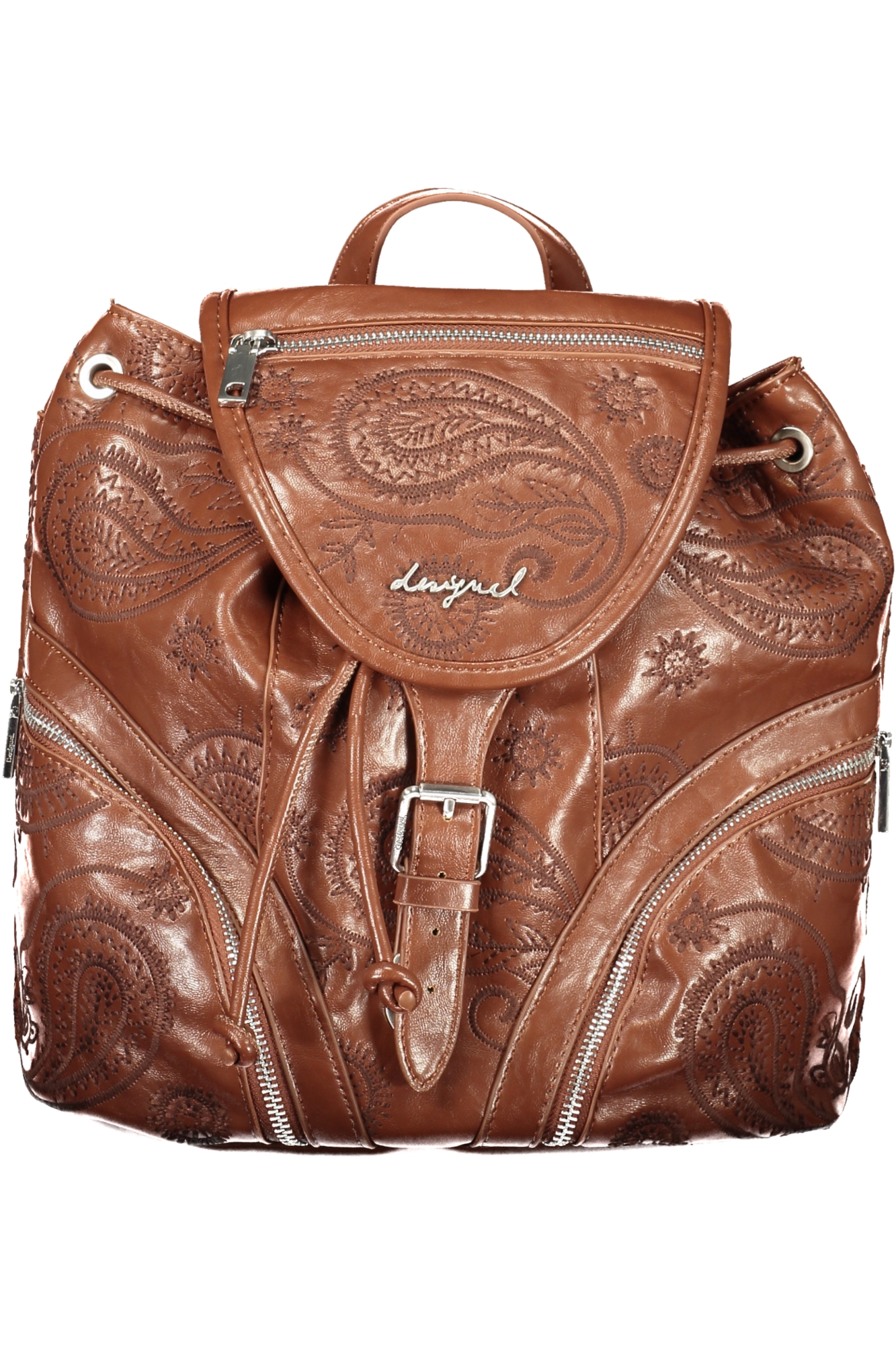 DESIGUAL WOMEN'S BROWN BACKPACK DESIGUAL